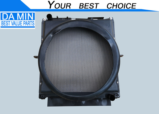 6UZ1 Isuzu রেডিয়েটর 8974321060 Qingling 1301010-D15YR Giga VC61 অ্যালুমিনিয়াম কুলিং কোর এবং প্লাস্টিক ফ্যান গাইডের জন্য